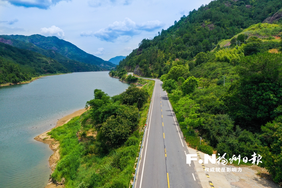 美丽永福路穿行山水间路景结合促交通和旅游深度融合